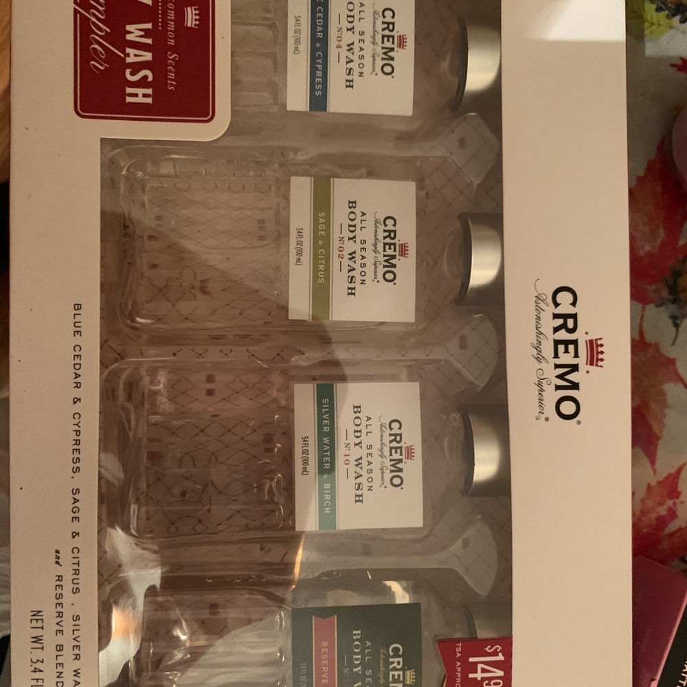 Cremo body wash set